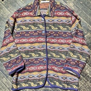 The Limited Multicolor Cardigan Sweater